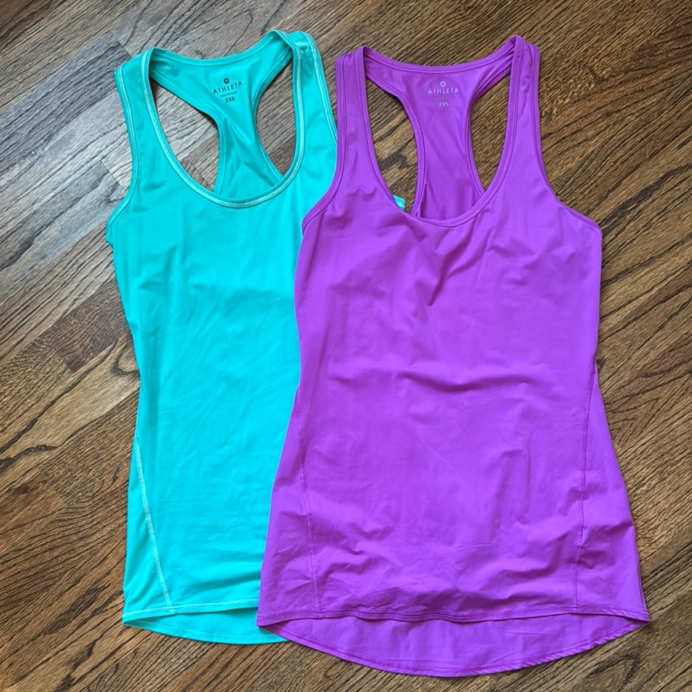 Athleta tanks, XXS. Barely worn.